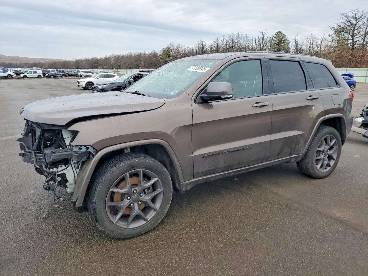 2021 Jeep Grand Cherokee — lot COPART #72729845, Avariat Față