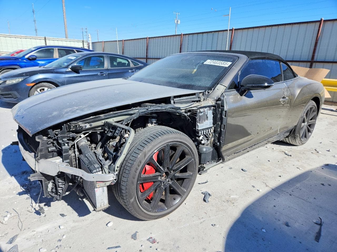 2021 Bentley Continental — lot COPART #72403585, Avariat Față