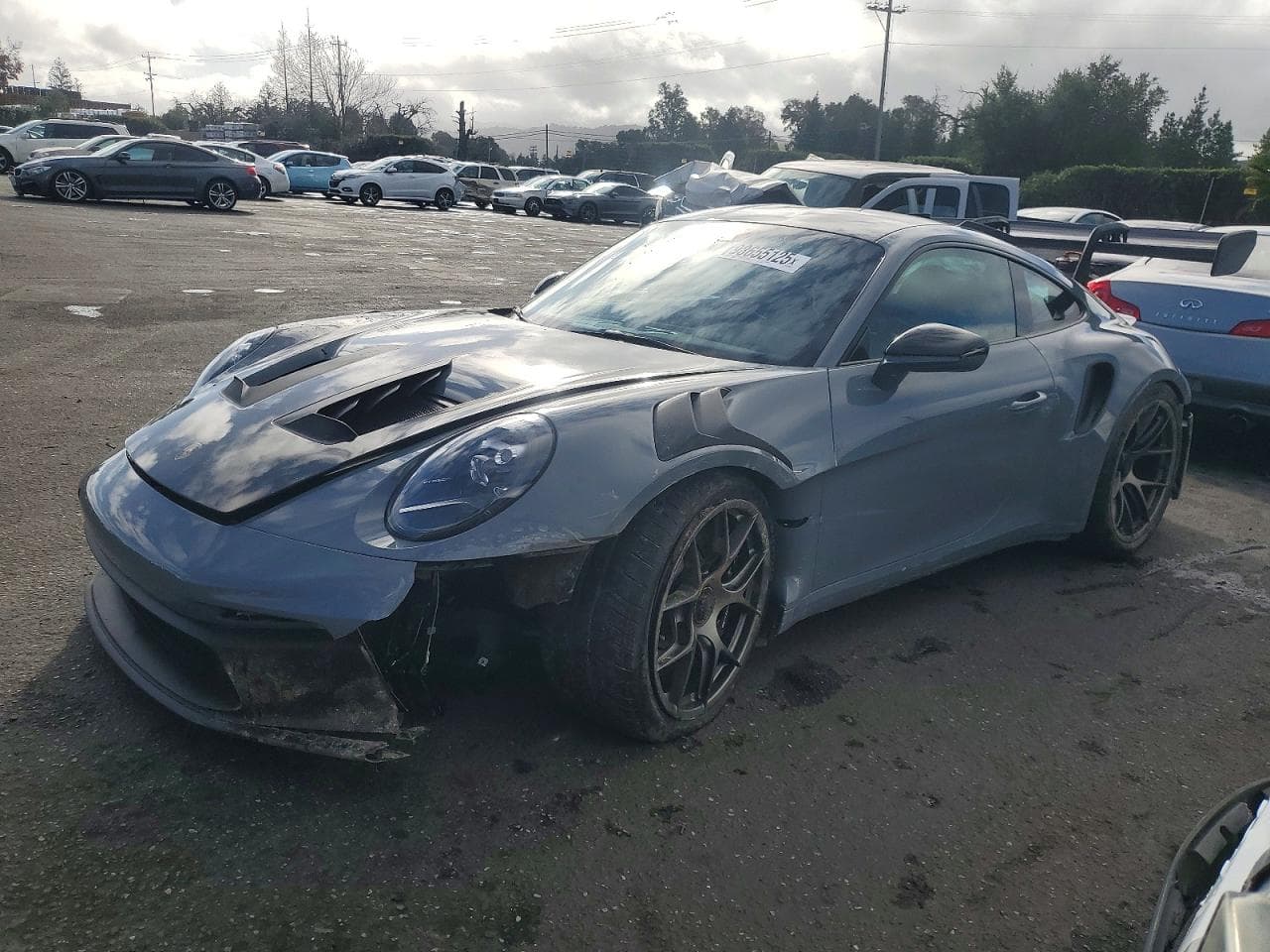2024 Porsche 911 — lot COPART #98655125, Avariat Față