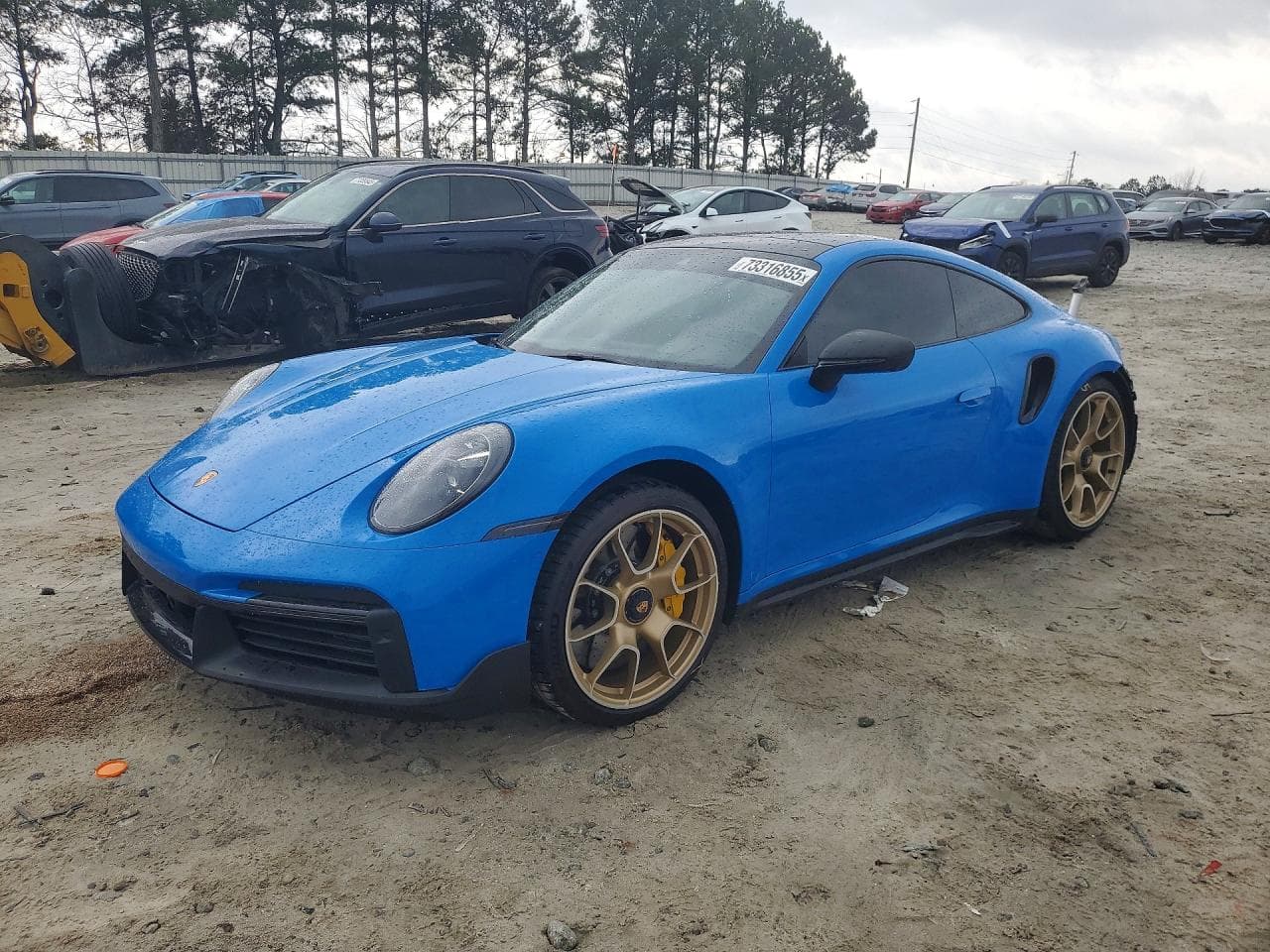2022 Porsche 911 — lot COPART #73316855, Avariat Spate