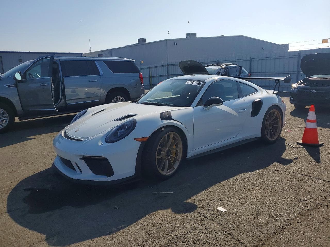 2019 Porsche 911 — lot COPART #75876965, Inundație