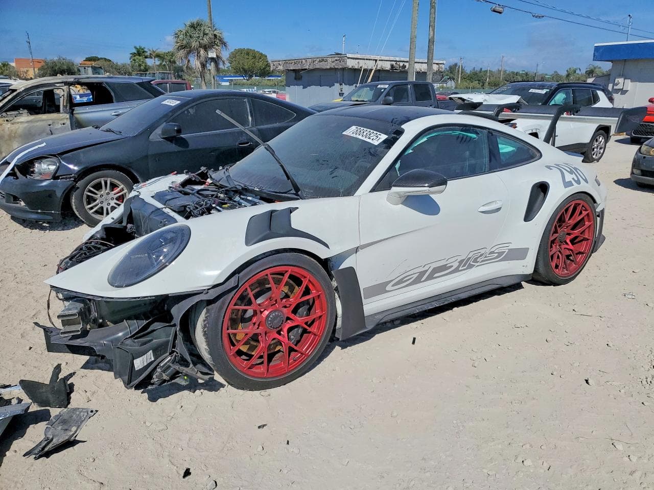 2024 Porsche 911 — lot COPART #78883825, Avariat Față