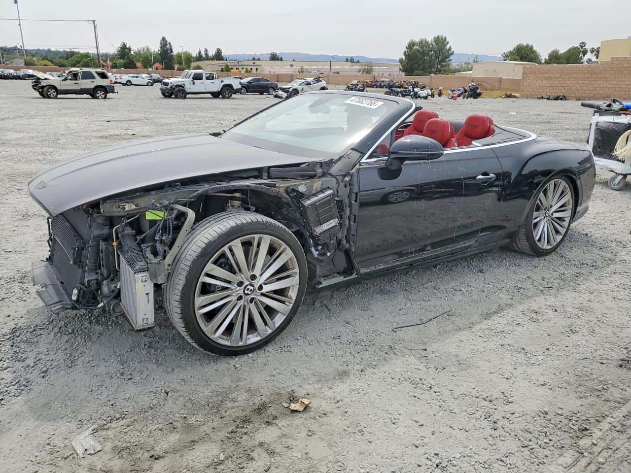 2022 Bentley Continental — lot COPART #47862766, Avariat Față