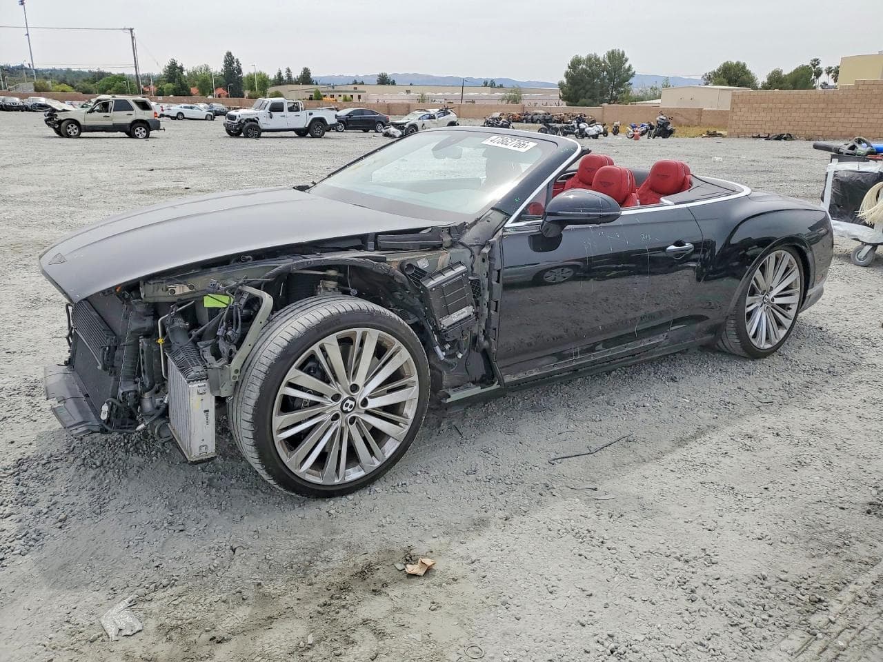 2022 Bentley Continental — lot COPART #47862766, Avariat Față