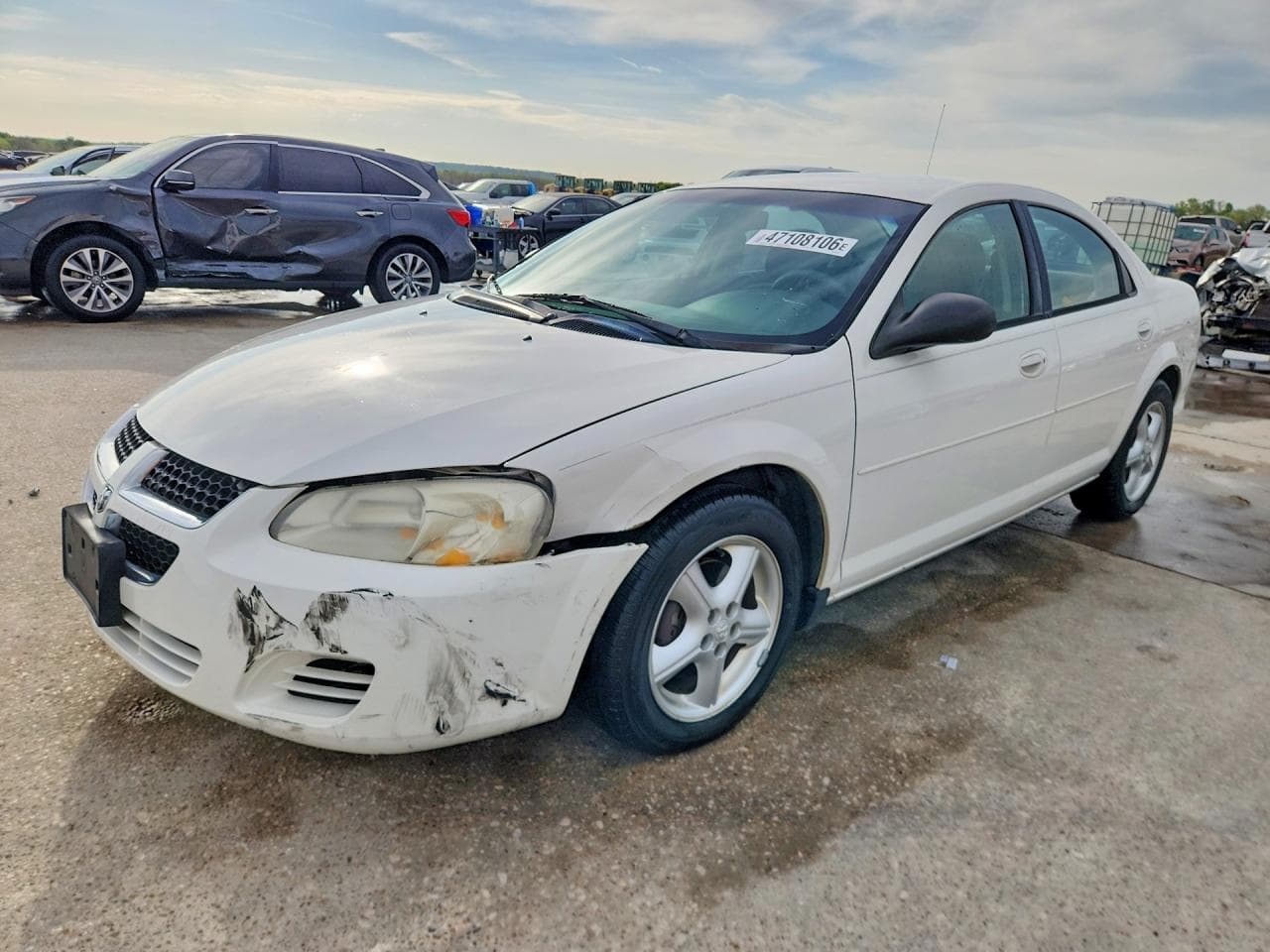 2005 Dodge Stratus — lot COPART #47108106, Avariat Față