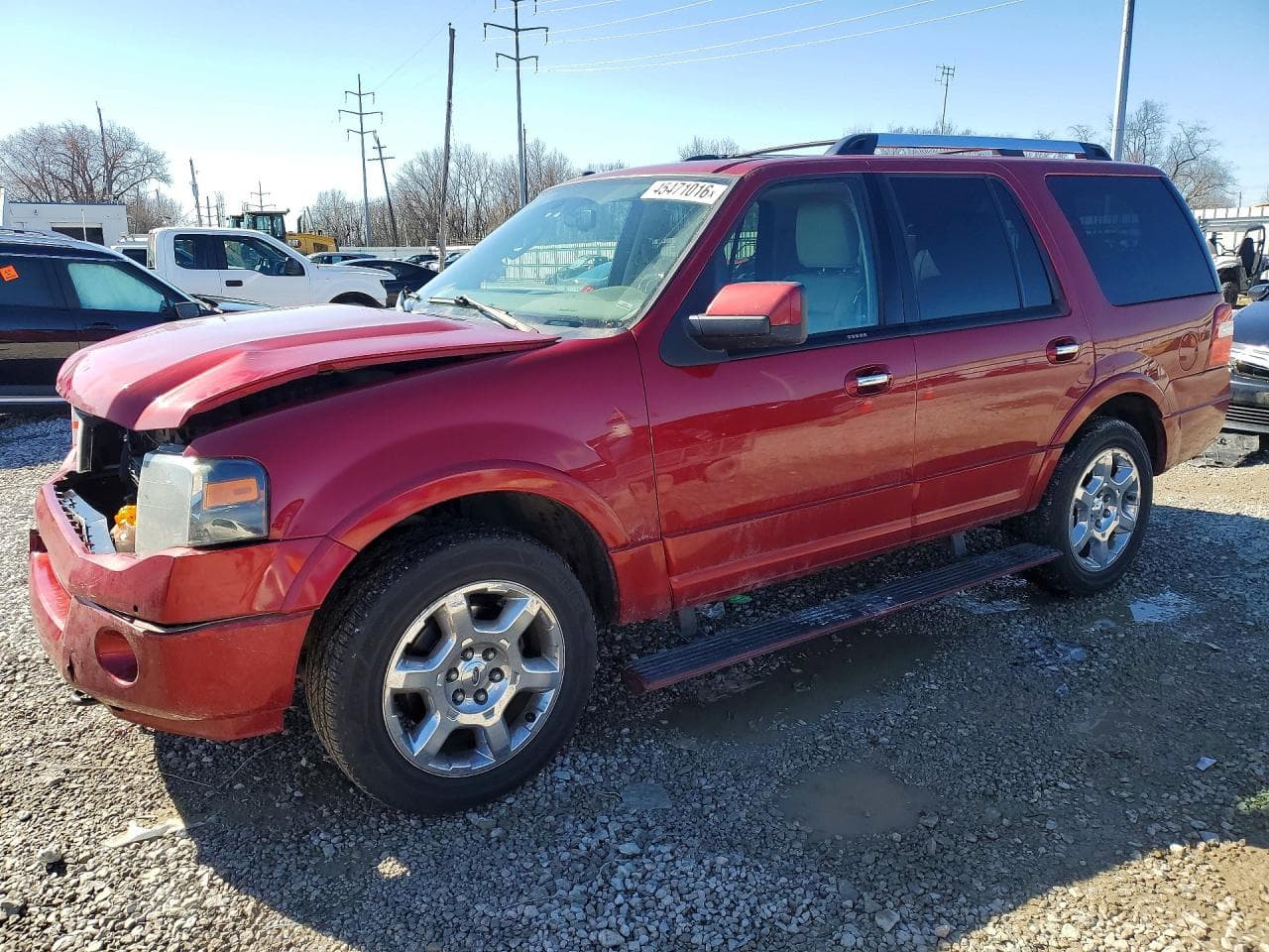 2014 Ford Expedition — lot COPART #45471016, Avariat Față