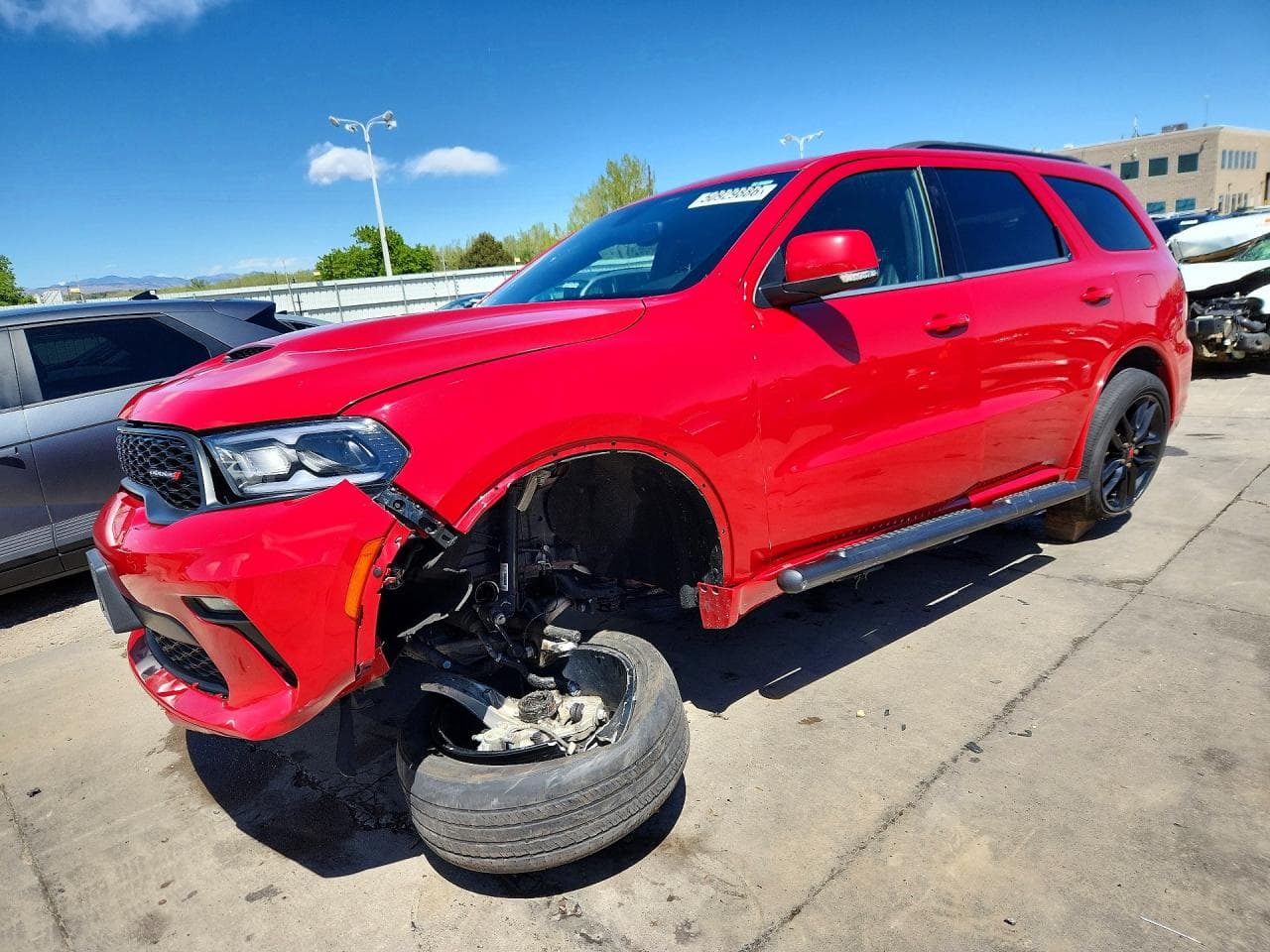 2021 Dodge Durango — lot COPART #50929886, Avariat Lateral