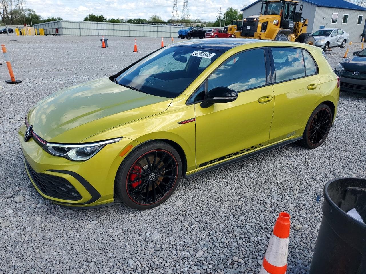 2023 Volkswagen GTI — lot COPART #50753336, Grindină