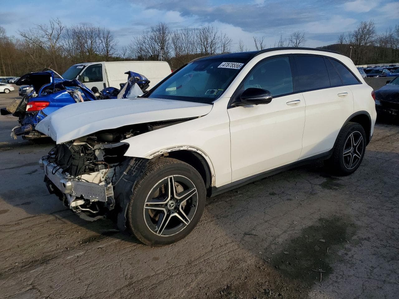 2021 Mercedes-Benz GLC — lot COPART #47878556, Avariat Față