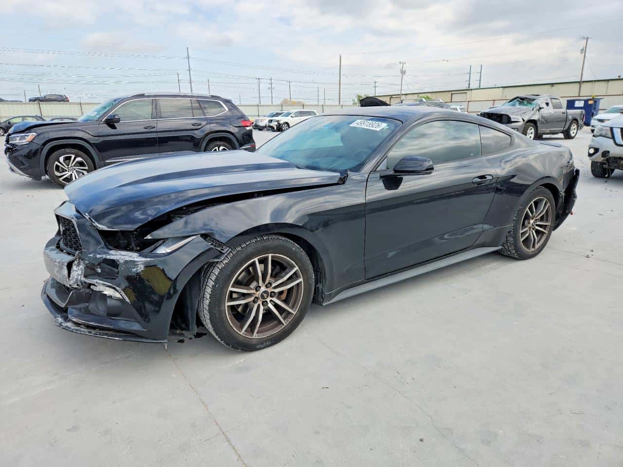 2017 Ford Mustang — lot COPART #49918926, Avariat Față