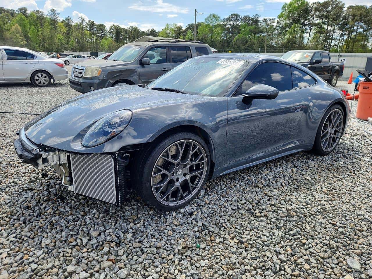 2025 Porsche 911 — lot COPART #47946096, Avariat Față