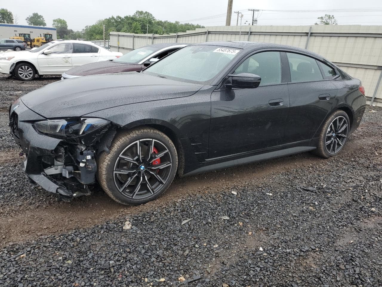 2025 BMW i4 — lot COPART #55487675, Avariat Față