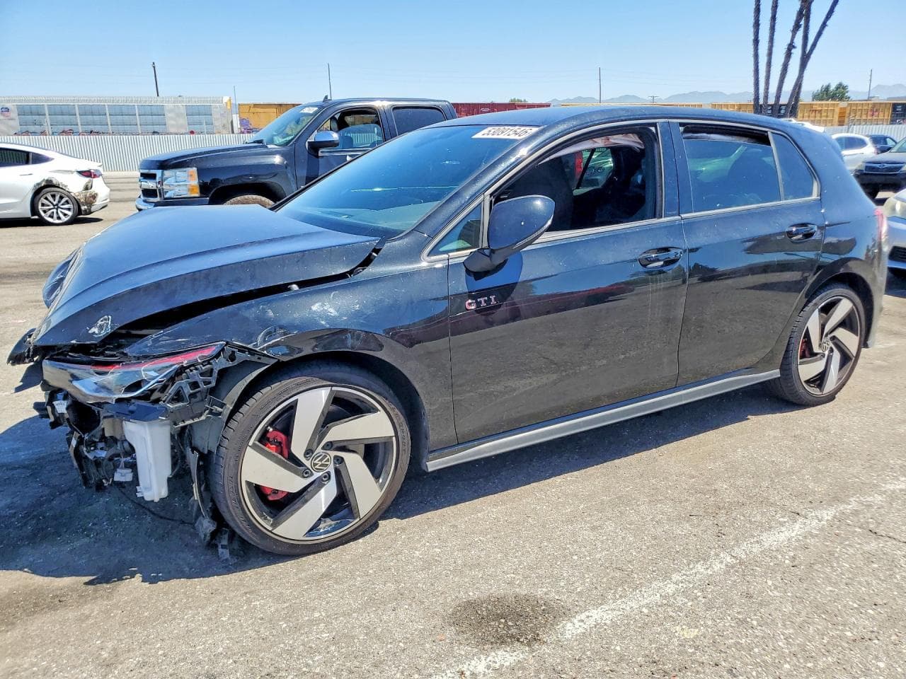 2025 Volkswagen GTI — lot COPART #53091546, Avariat Față