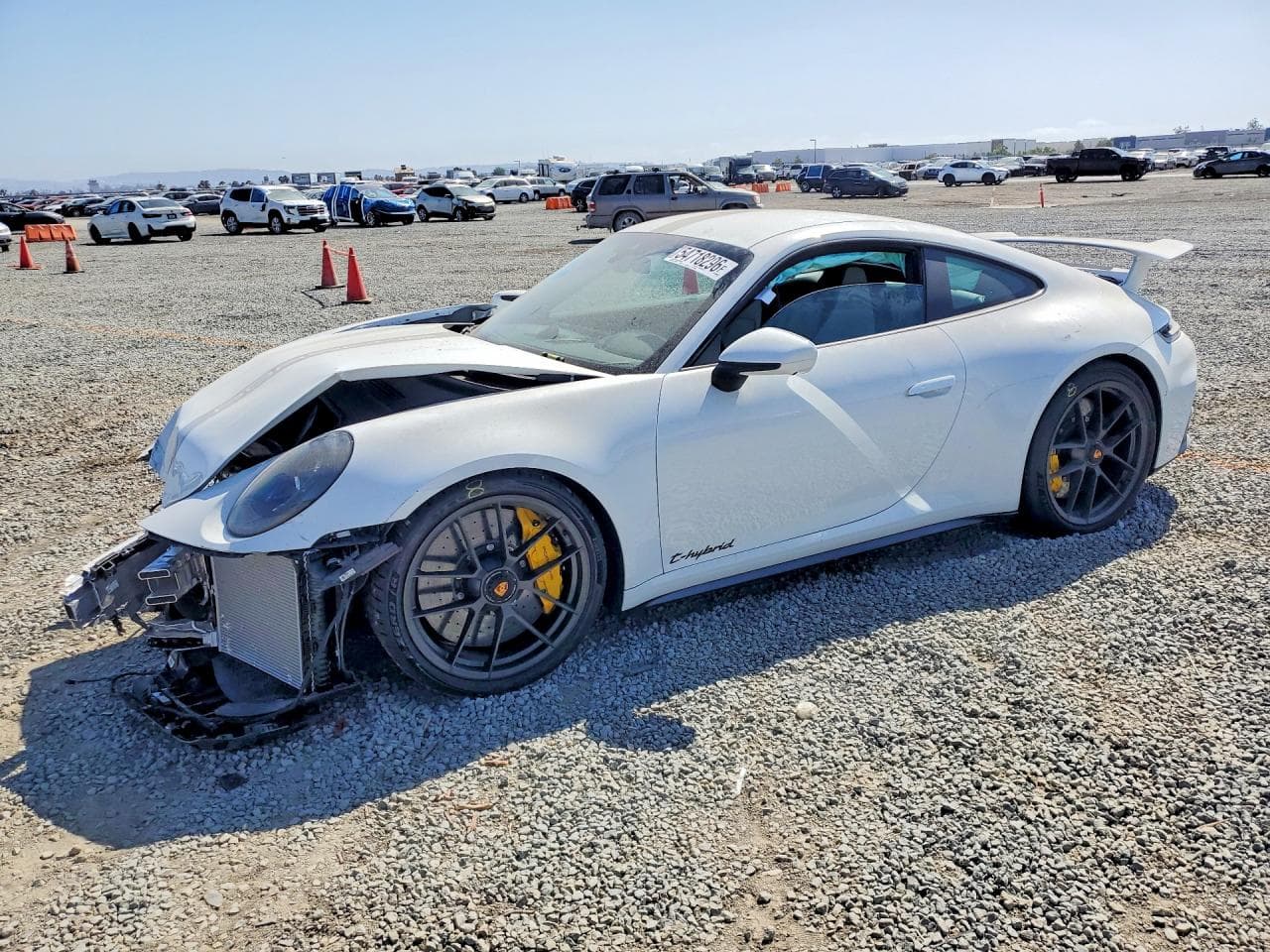 2026 Porsche 911 — lot COPART #54718296, Avariat Față