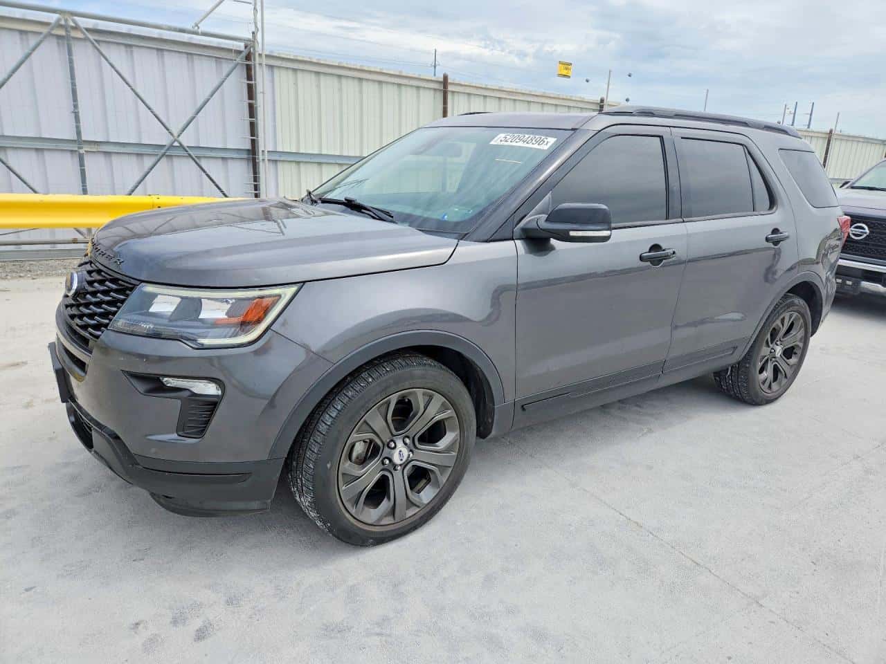 2018 Ford Explorer — lot COPART #52094896, Grindină