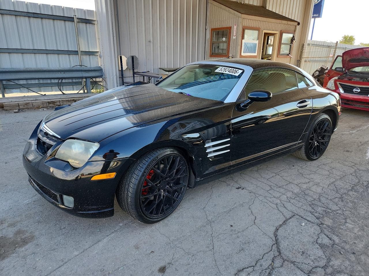2004 Chrysler Crossfire — lot COPART #52924006, Avariat Față