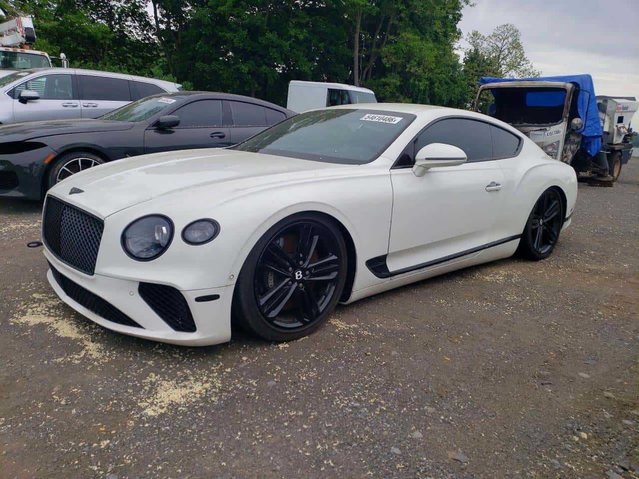 2021 Bentley Continental — lot COPART #54610486, Inundație