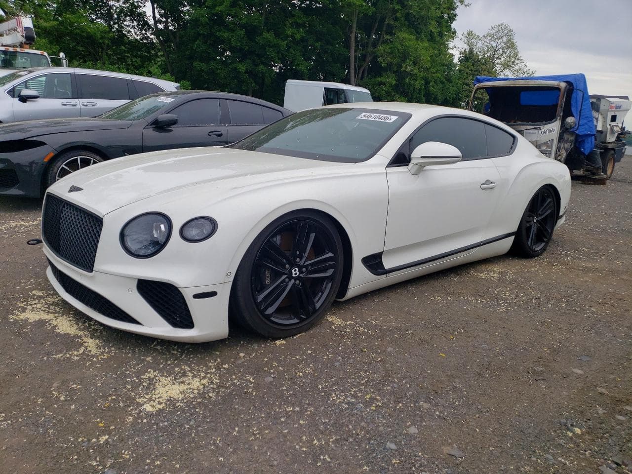 2021 Bentley Continental — lot COPART #54610486, Inundație