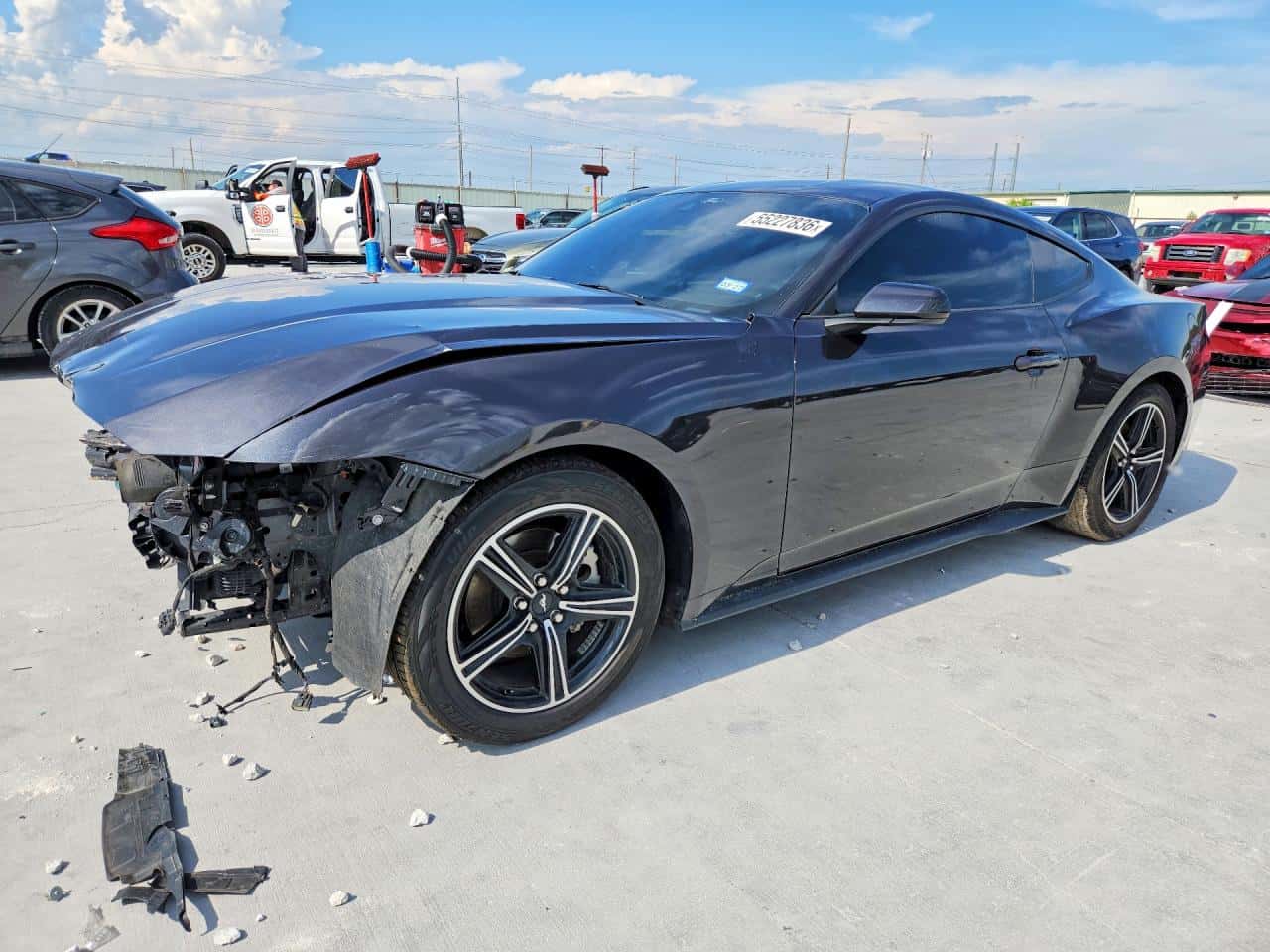 2024 Ford Mustang — lot COPART #55227836, Avariat Față