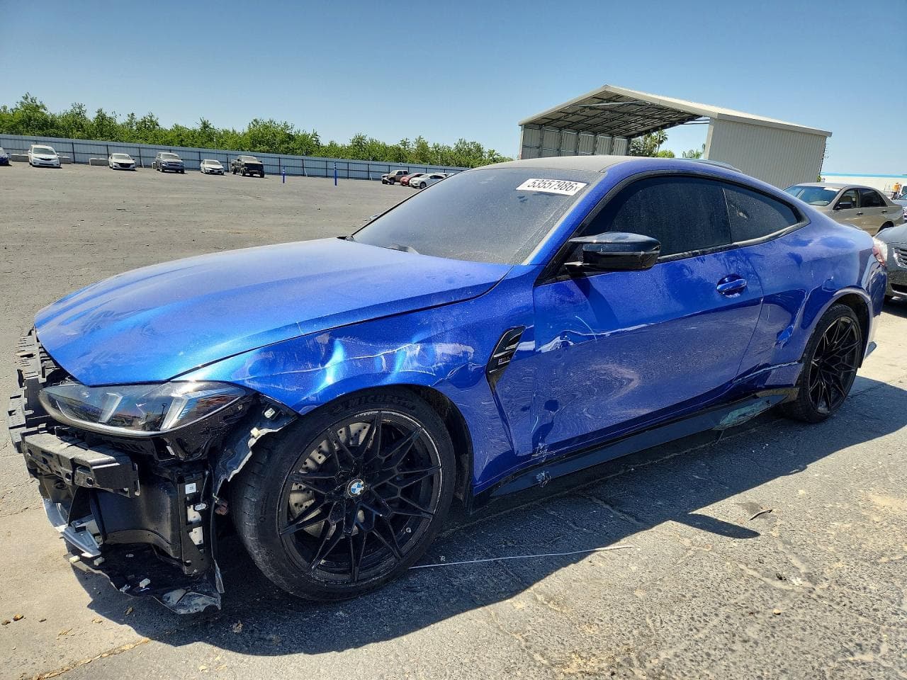 2026 BMW M4 — lot COPART #53557986, Avariat Față