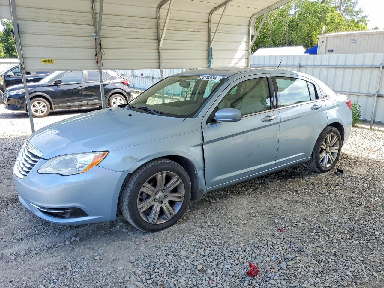 2012 Chrysler 200 — lot COPART #52482046, Avariat Față