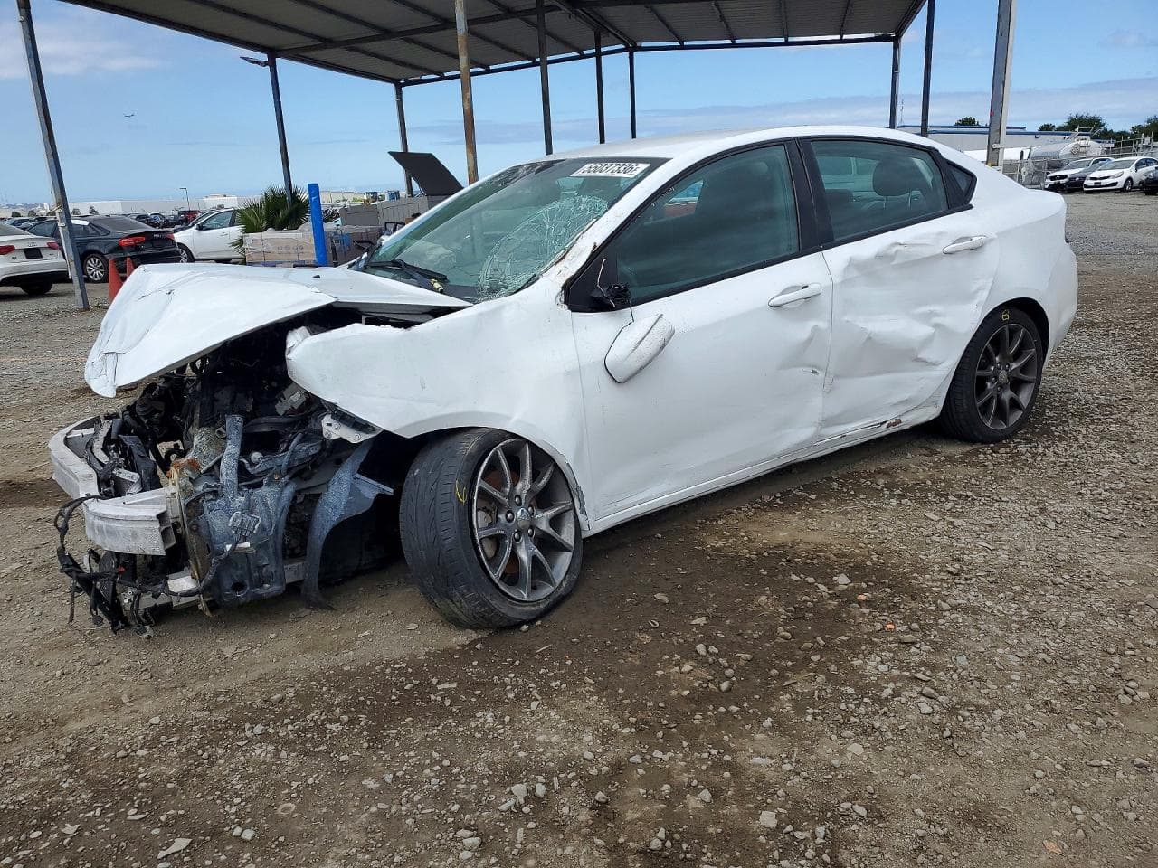 2013 Dodge Dart — lot COPART #55037336, Avariat Față