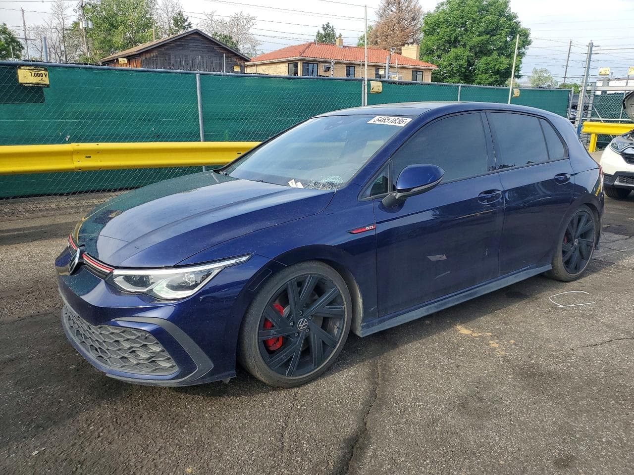 2022 Volkswagen GTI — lot COPART #54651836, Avariat Față
