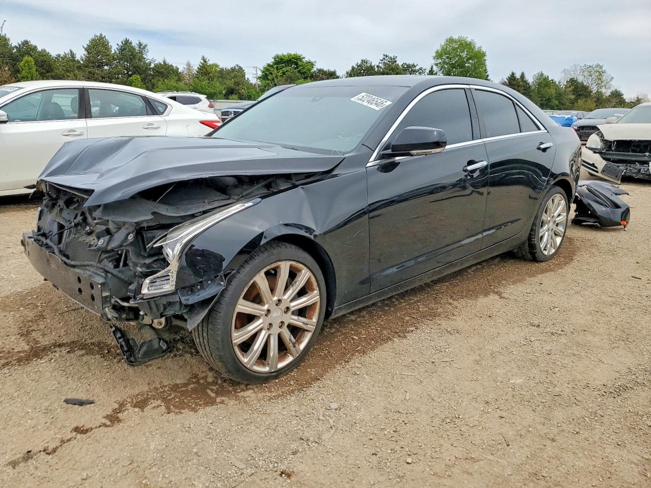 2017 Cadillac ATS — lot COPART #52246546, Avariat Față