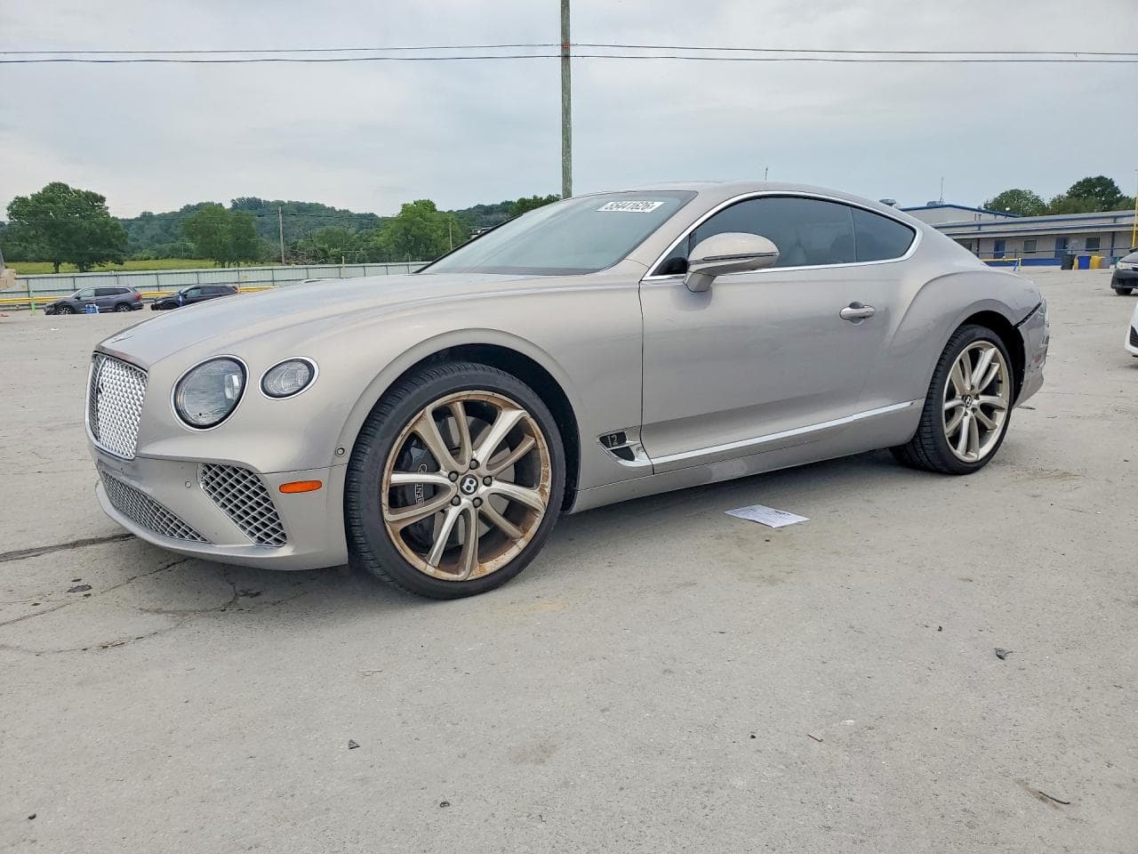 2020 Bentley Continental — lot COPART #55441626, Avariat Spate