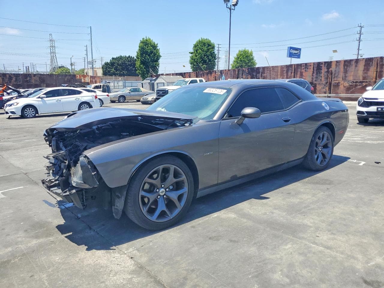 2019 Dodge Challenger — lot COPART #58328726, Avariat Față