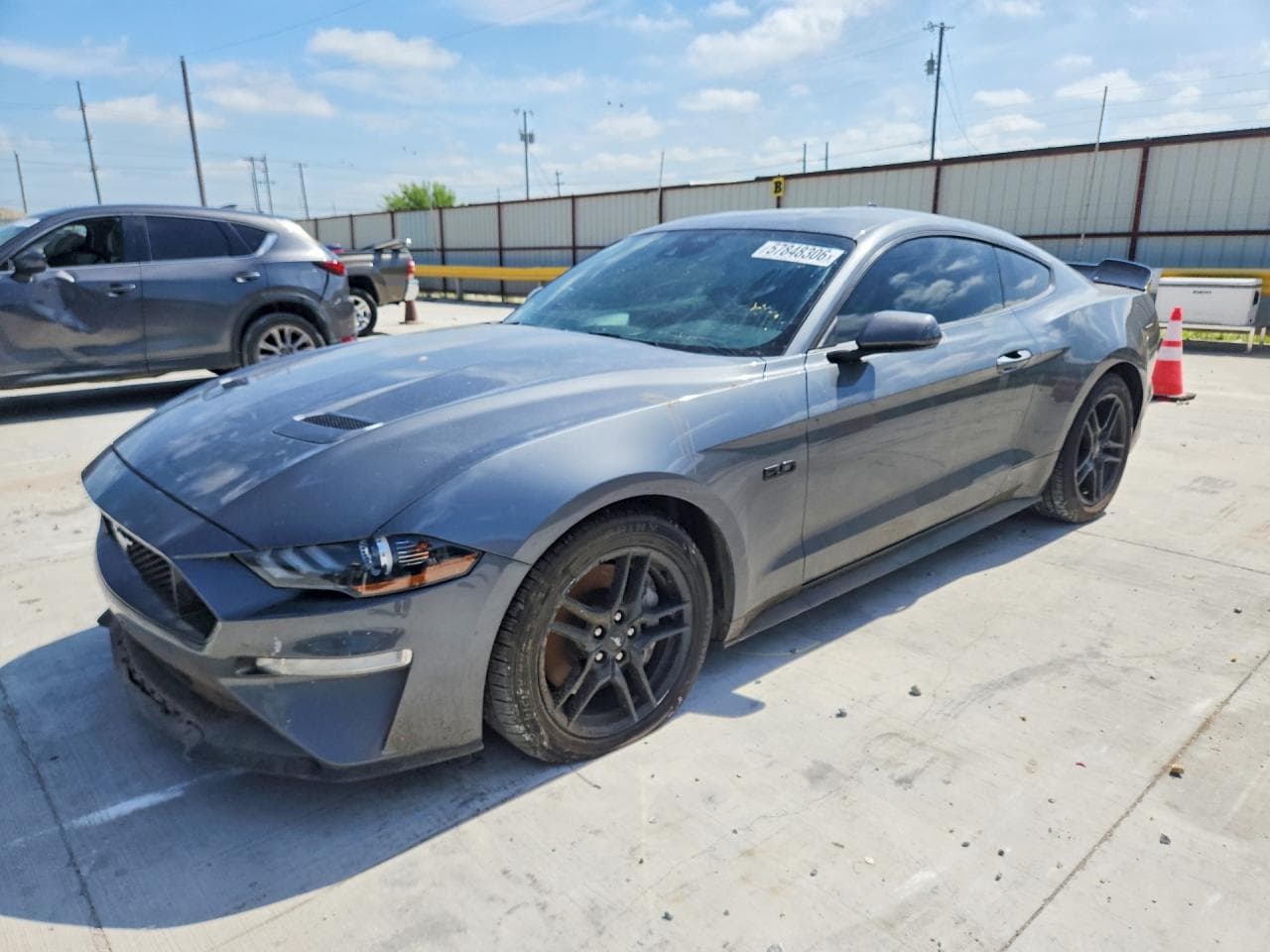 2022 Ford Mustang — lot COPART #57848306, Avariat Lateral