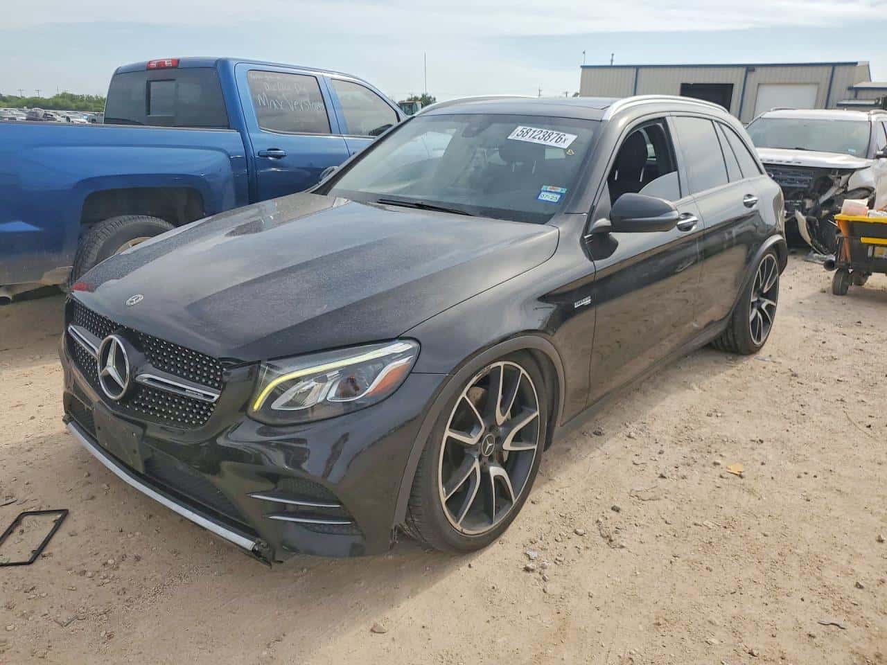 2018 Mercedes-Benz GLC — lot COPART #58123876, Avariat Față