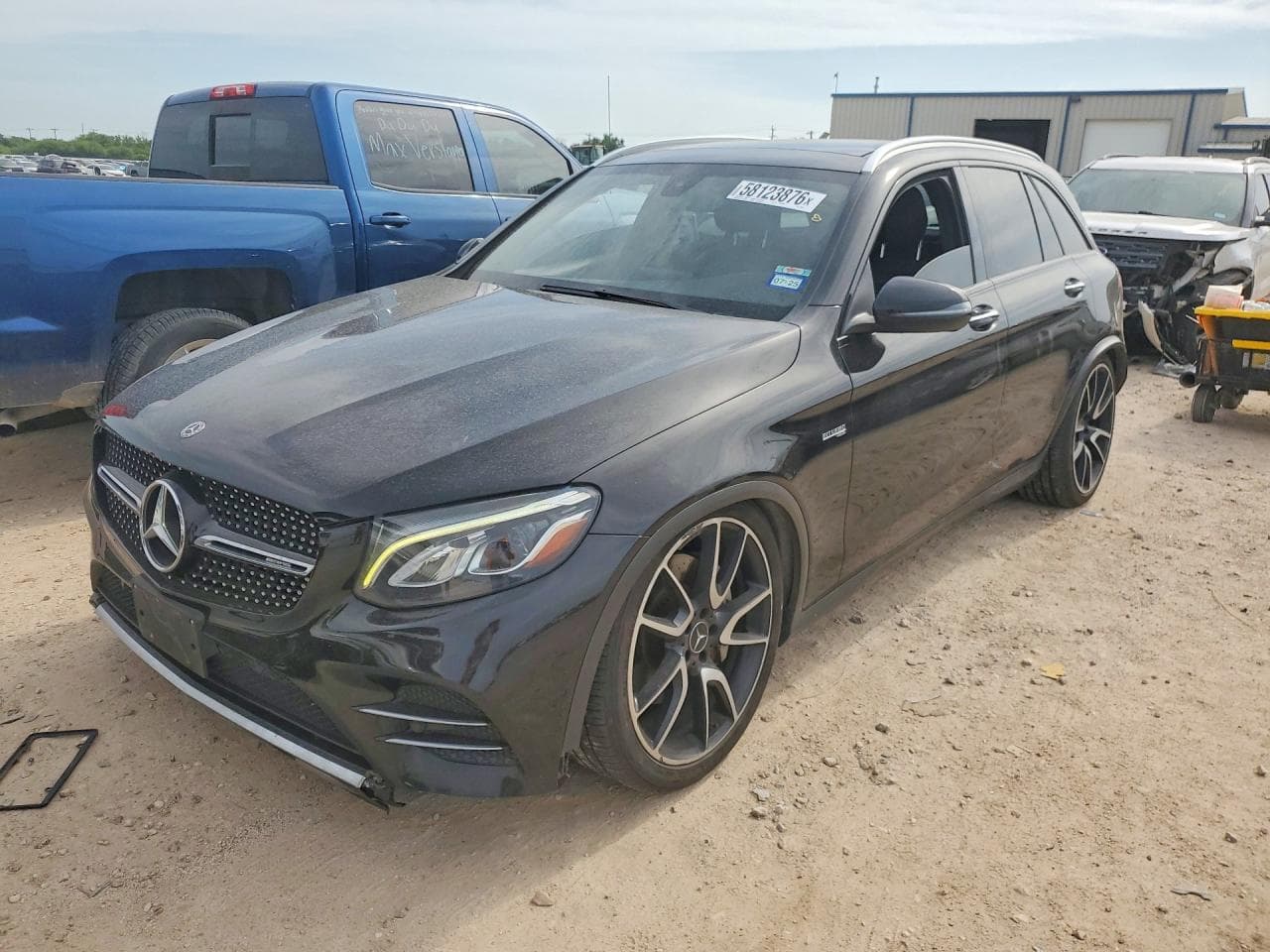 2018 Mercedes-Benz GLC — lot COPART #58123876, Avariat Față