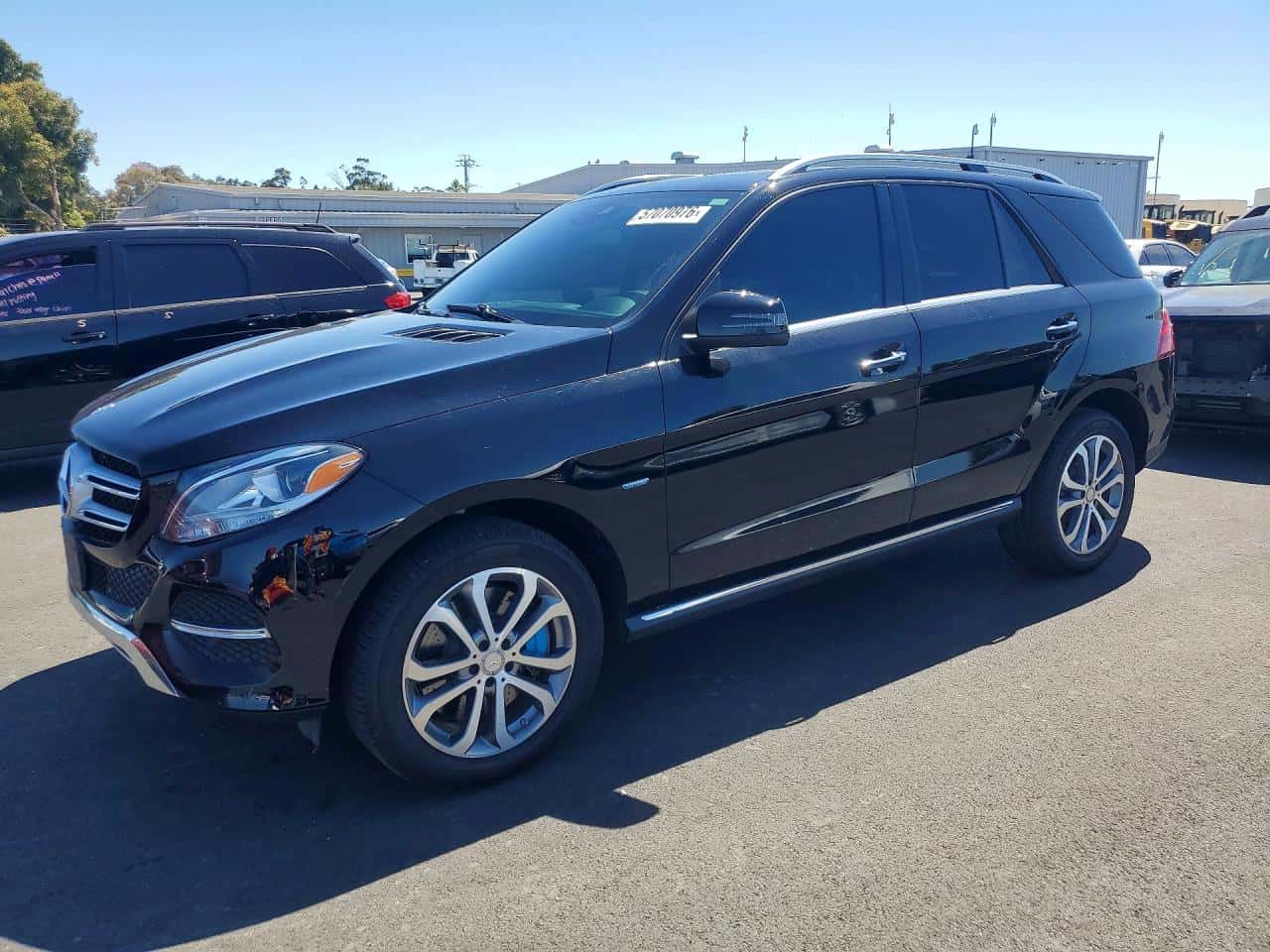 2017 Mercedes-Benz GLE — lot COPART #57070976, Avariat Lateral