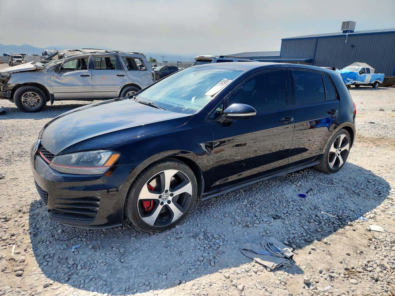 2015 Volkswagen GTI — lot COPART #57625826, Avariat Față