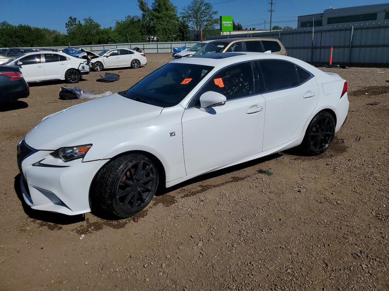 2014 Lexus IS — lot COPART #55617906, Vandalism