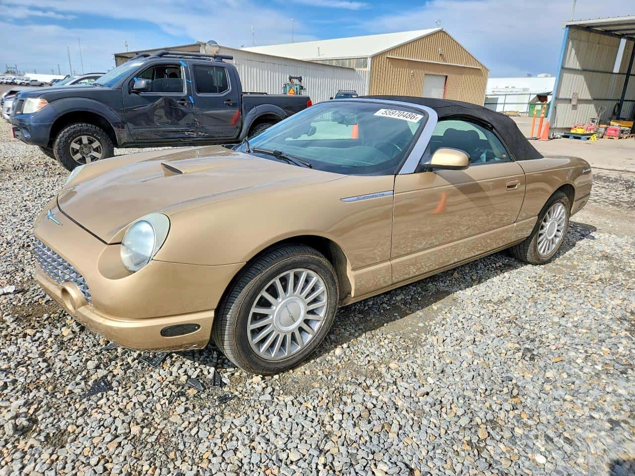 2005 Ford Thunderbird — lot COPART #55970486, Avariat Lateral