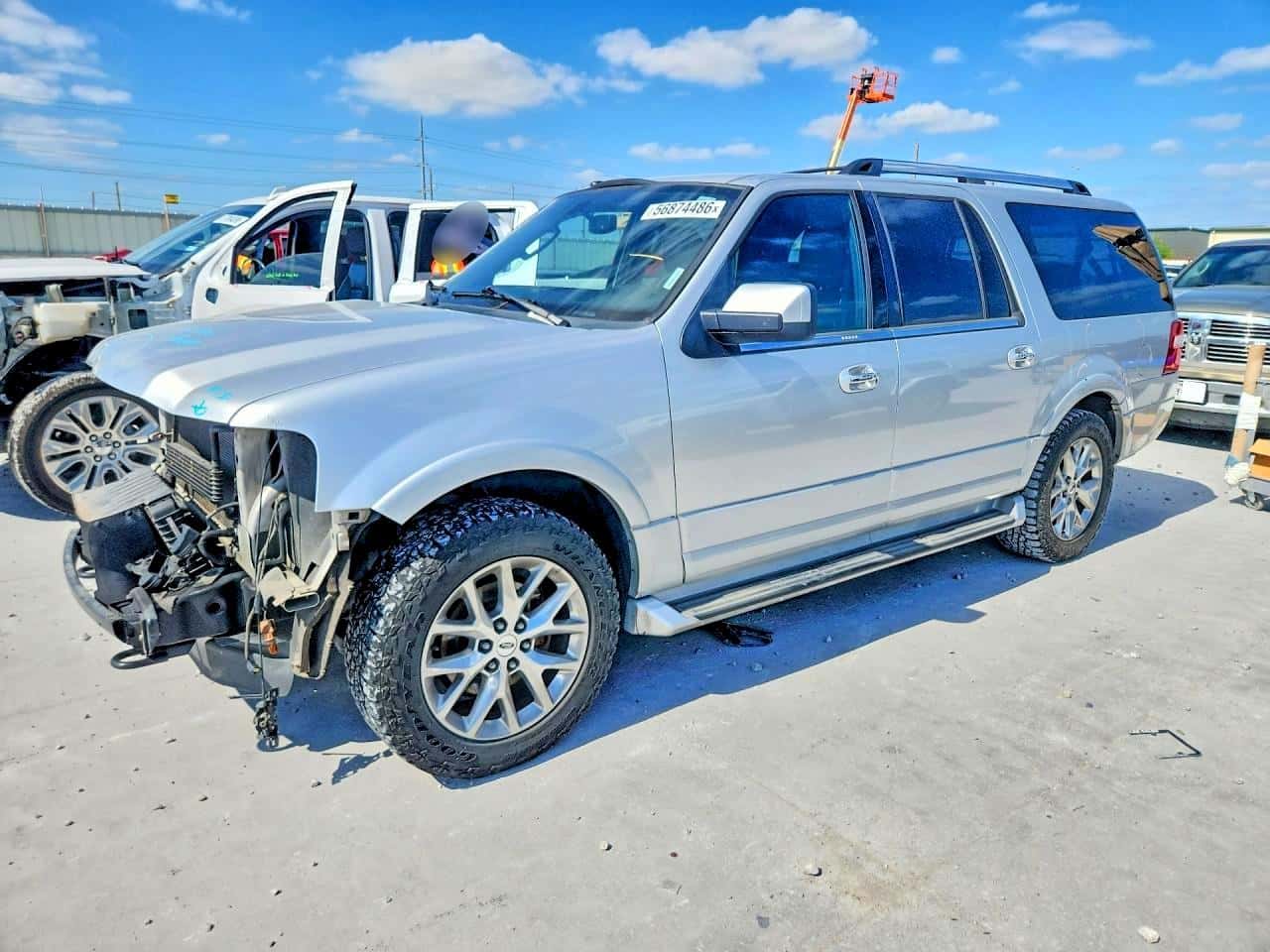 2017 Ford Expedition — lot COPART #56874486, Avariat Față