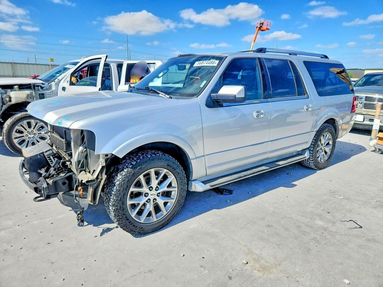 2017 Ford Expedition — lot COPART #56874486, Avariat Față