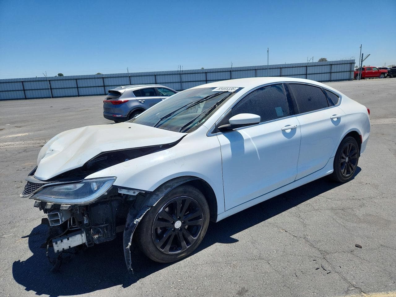 2016 Chrysler 200 — lot COPART #58465336, Avariat Față