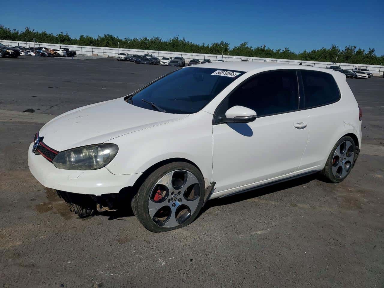 2012 Volkswagen GTI — lot COPART #56670856, Avariat Față