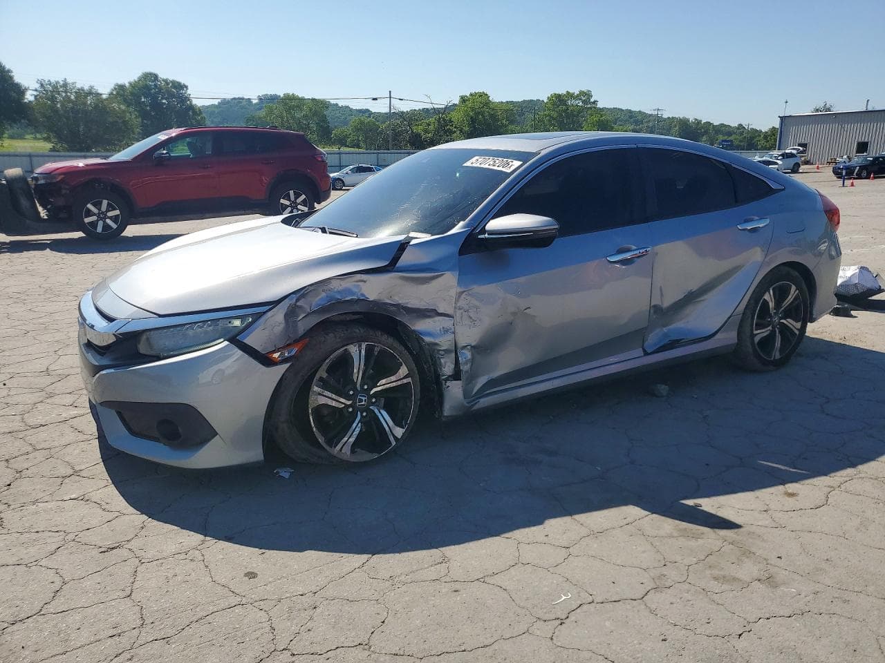 2017 Honda Civic — lot COPART #57075206, Avariat Lateral