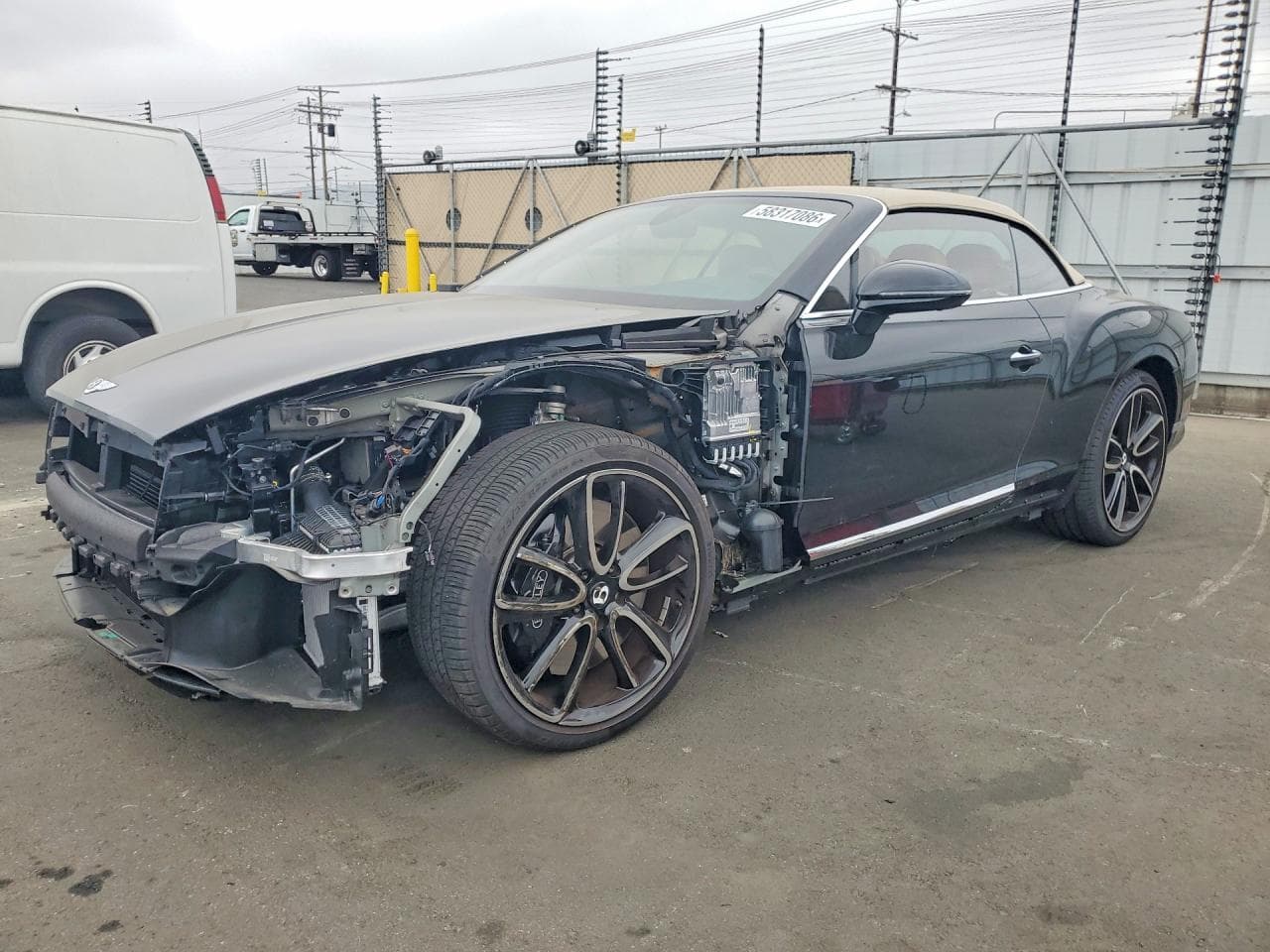 2024 Bentley Continental — lot COPART #58317086, Avariat Față