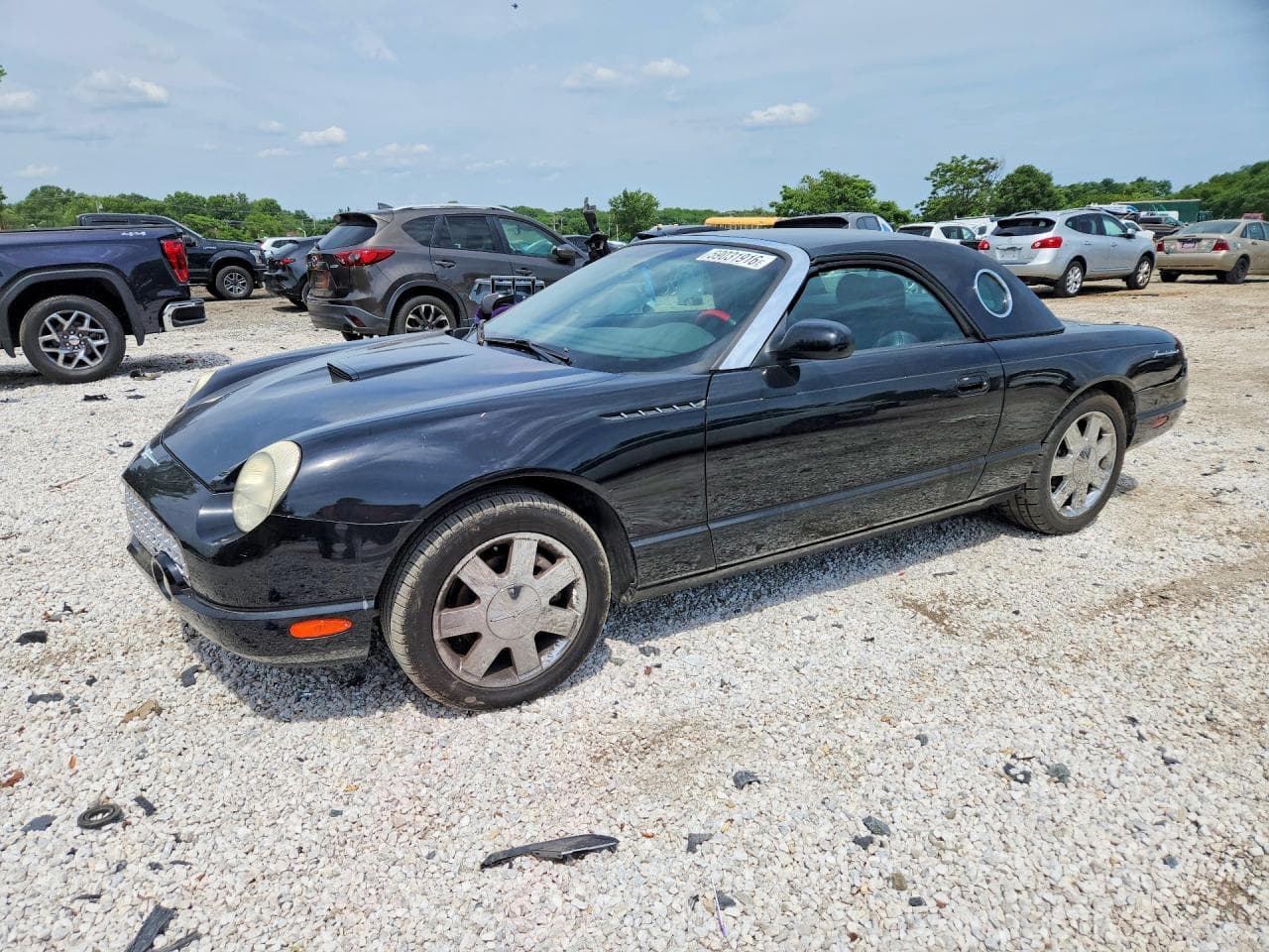2002 Ford Thunderbird — lot COPART #59031916, Daune Minore