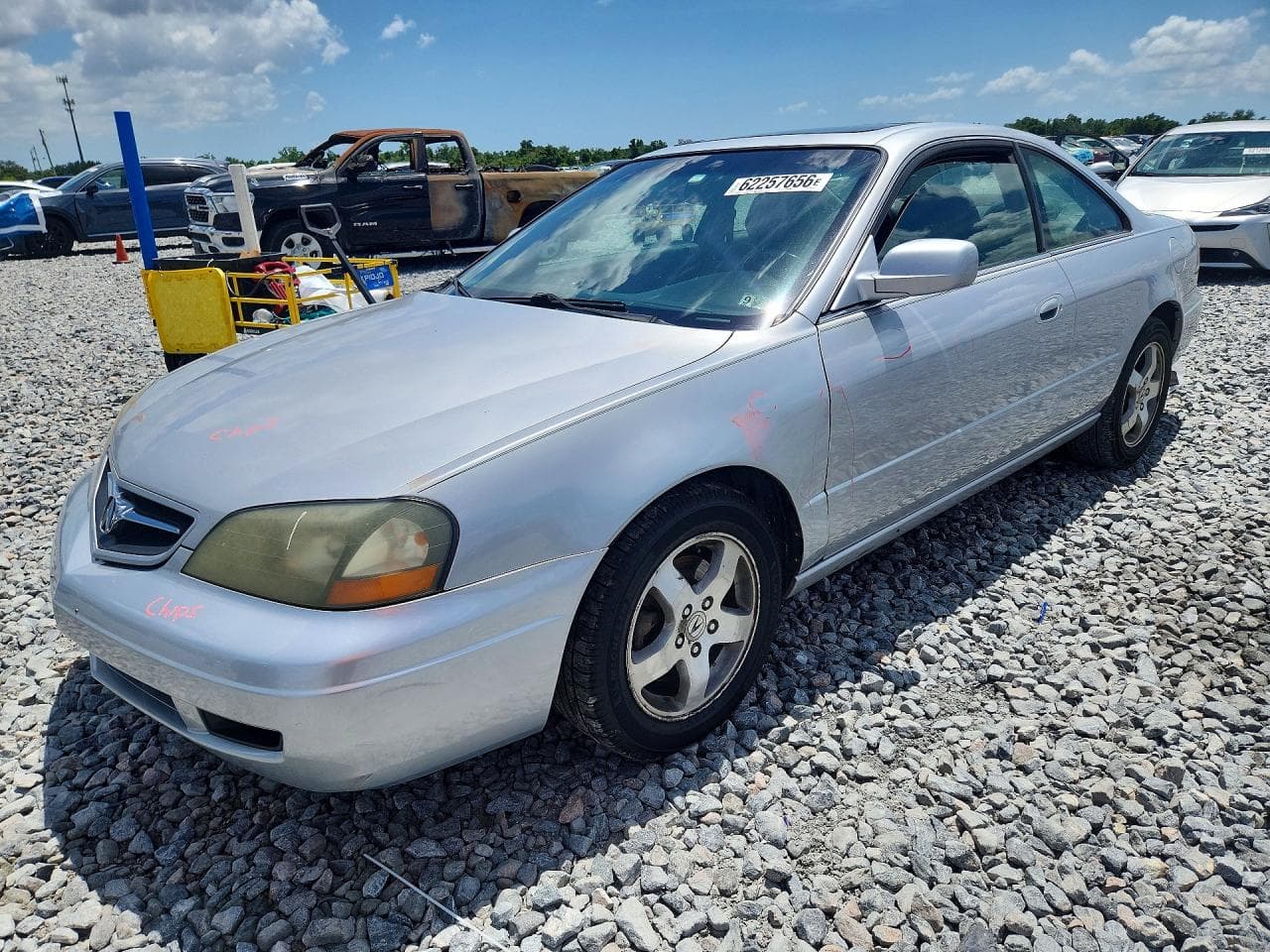 2003 Acura CL — lot COPART #62257656, Avariat Spate