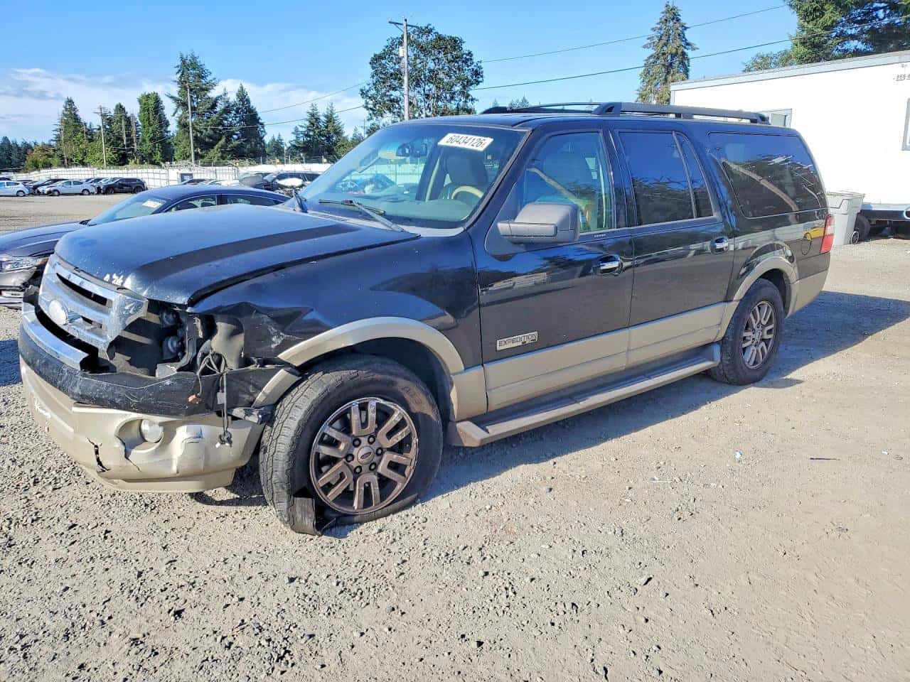 2008 Ford Expedition — lot COPART #60434126, Avariat Față