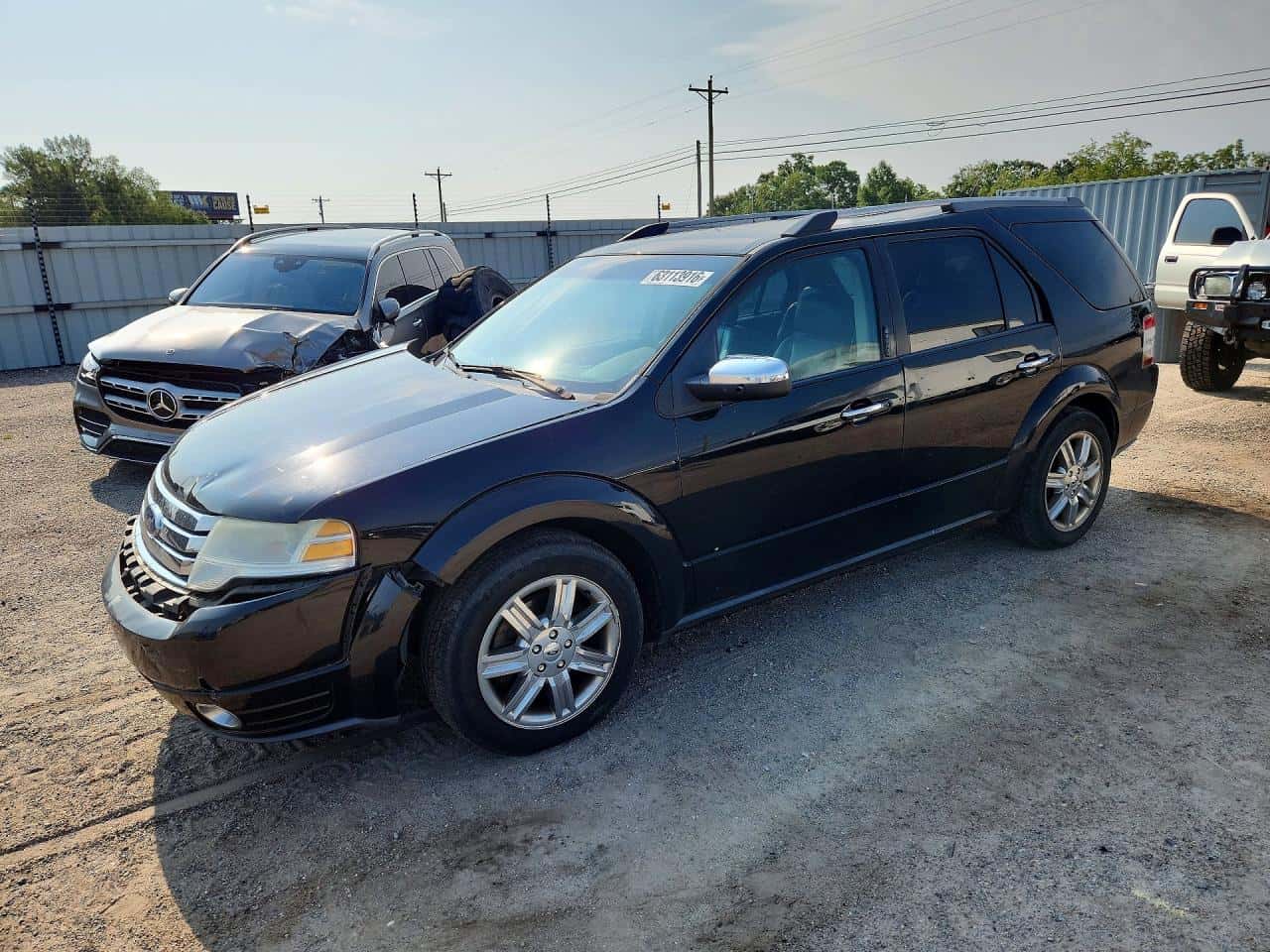 2008 Ford Taurus — lot COPART #63113916, Avariat Față