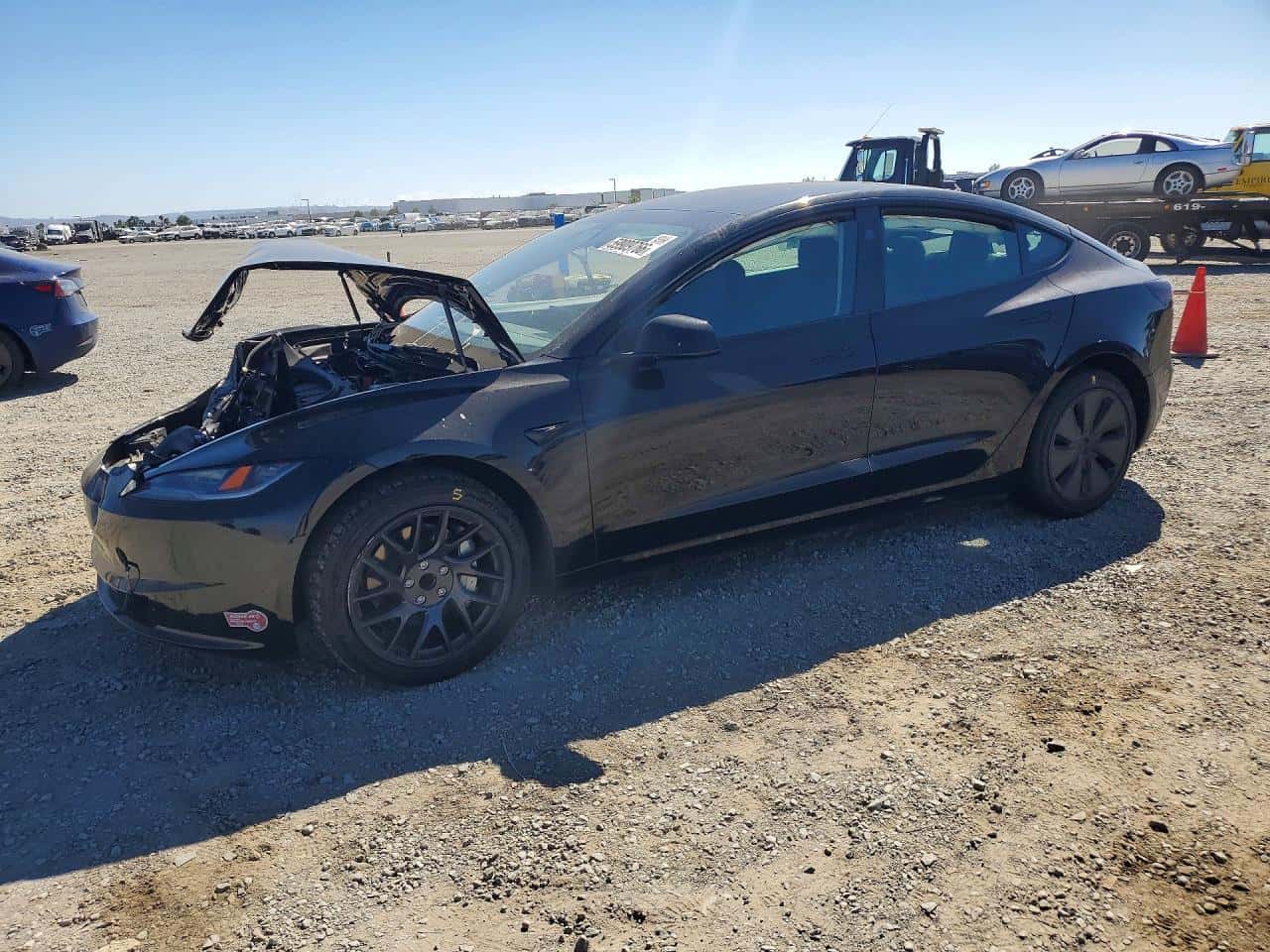 2024 Tesla Model 3 — lot COPART #59909766, Avariat Față