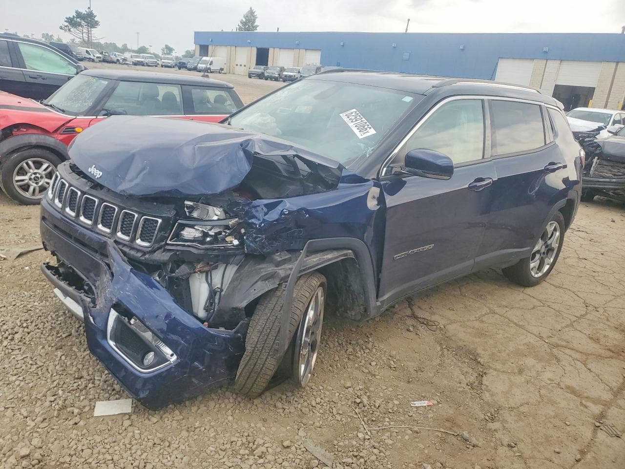 2020 Jeep Compass — lot COPART #62591066, Avariat Față