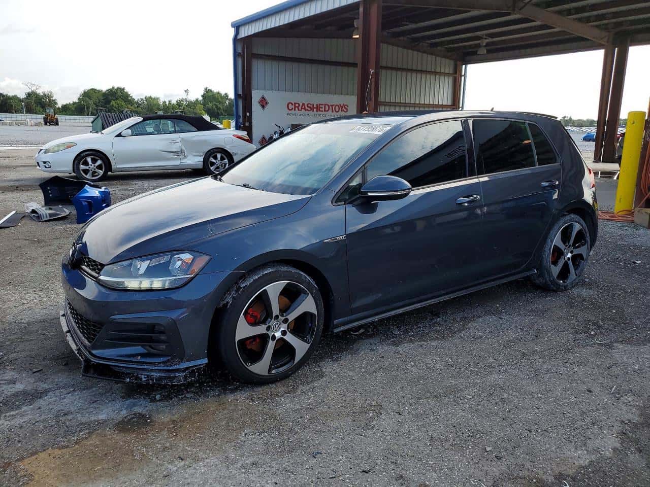 2018 Volkswagen GTI — lot COPART #63199676, Avariat Podea/Șasiu